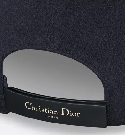 Dior D-player Cap In Blue