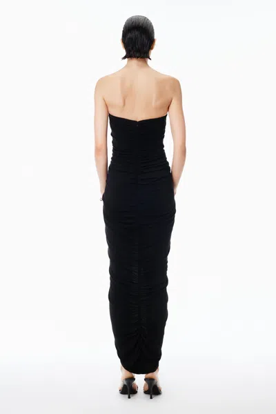 Alexander Wang Structured Bodice Dress In Black