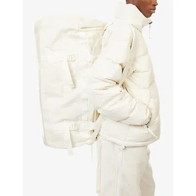 The North Face Base Camp Medium Woven Duffle Bag In Brown