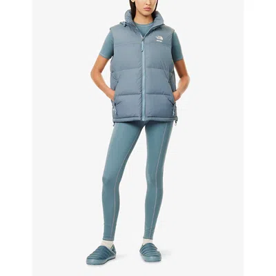 The North Face Womens  X Skims Refina Stretch-woven Leggings In Green