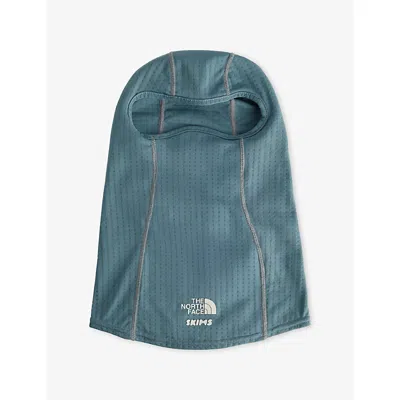 The North Face Womens  Textured Woven Balaclava In Blue