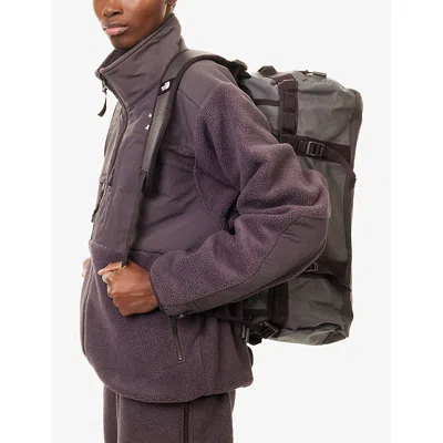 The North Face Base Camp Woven Duffle Bag In Red