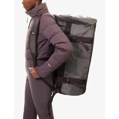 The North Face Base Camp Medium Woven Duffle Bag In Red