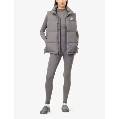 The North Face Womens  X Skims Refina Stretch-woven Jumpsuit In Gray