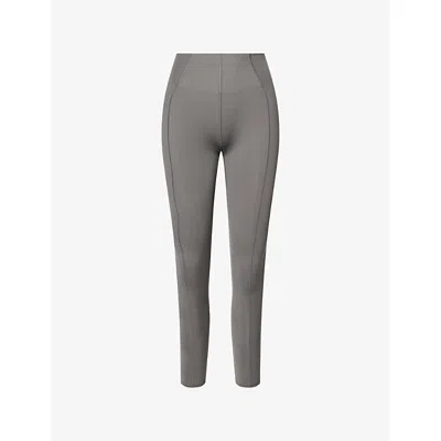 The North Face Womens  X Skims Refina Stretch-woven Leggings In Gray