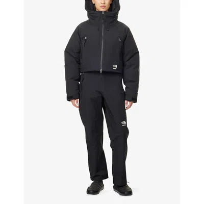 The North Face Womens  X Skims Cropped Shell-down Jacket In Black