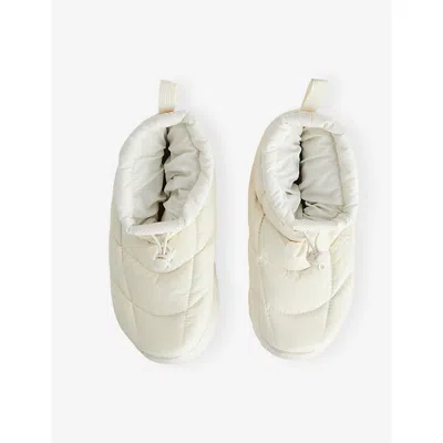 The North Face Womens  X Skims Nuptse Traction Chukka Boots In White