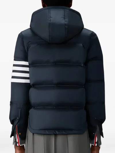 Thom Browne Down Hooded Jacket In Multi