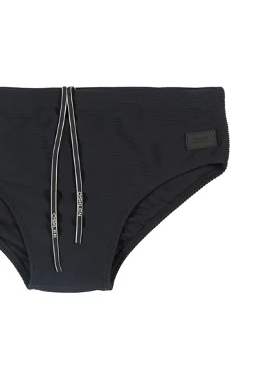 Osklen Drawstring Swimming Trunks In Black