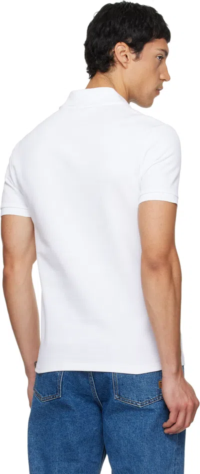 Balmain Polo Shirt Short Sleeves Ribbed Cuffs Collar In Multi