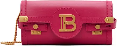 Balmain B Buzz 23 Chain Strap Clutch Bag In Pink