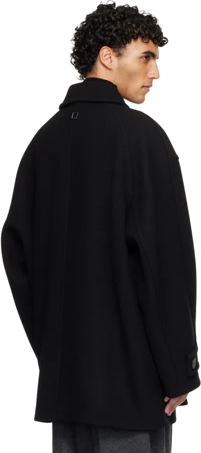Wooyoungmi Single-breasted Coat In Black