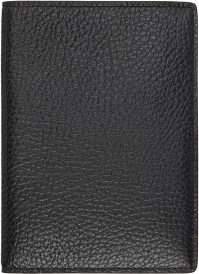 Common Projects Black Folio Passport Holder In Black