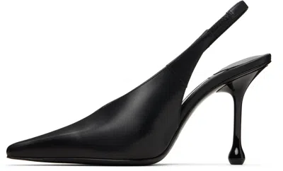 Jimmy Choo High Heel Slingback Pumps Pointed Toe Leather In Multi