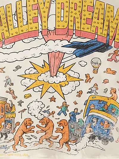 Vale Chaos Bling T-shirt In Brown