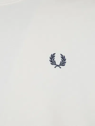 Fred Perry Laurel Wreath Sweater In Neutral