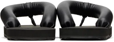 Yume Yume Black Suki Flip-flops In Black