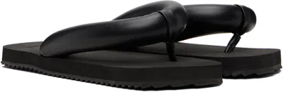 Yume Yume Black Suki Flip-flops In Black