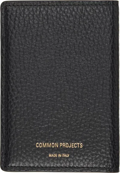 Common Projects Black Folio Wallet