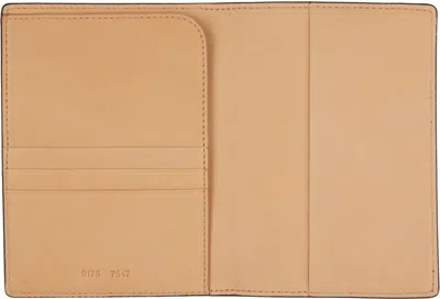 Common Projects Black Folio Passport Holder In Brown