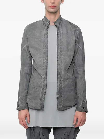 Leon Emanuel Blanck Forced Perspective Jacket In Gray