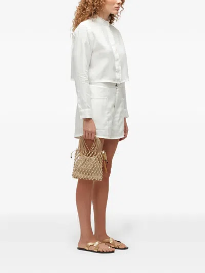 Osklen Front-pockets Shorts In White