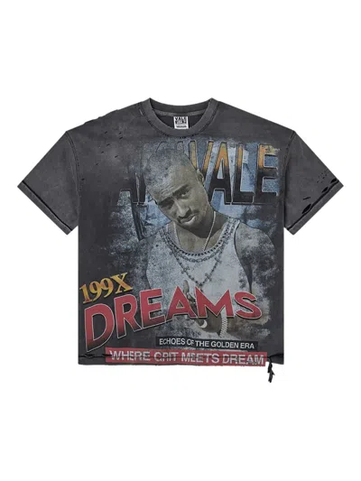 Vale Maka Graphic-print T-shirt In Gray