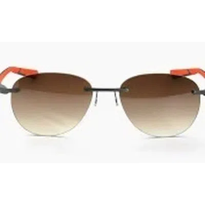 Mclaren Briwn Gradient Oval Unisex Sunglasses Mlms-85s02 C03 55 In Brown