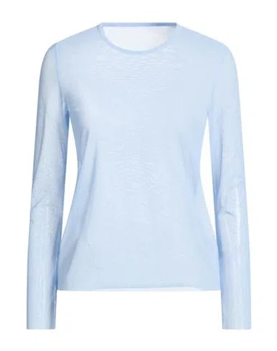 Douuod Woman T-shirt Sky Blue Size 5 Polyamide, Elastane In Blue