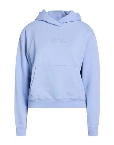 Woolrich Woman Sweatshirt Light Blue Size Xs Cotton In Blue