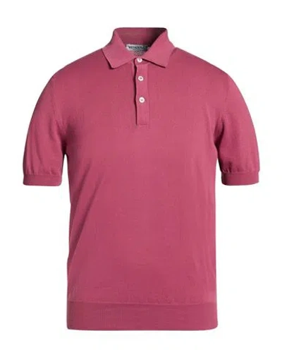 Vengera Man Sweater Antique Rose Size 40 Cotton In Pink