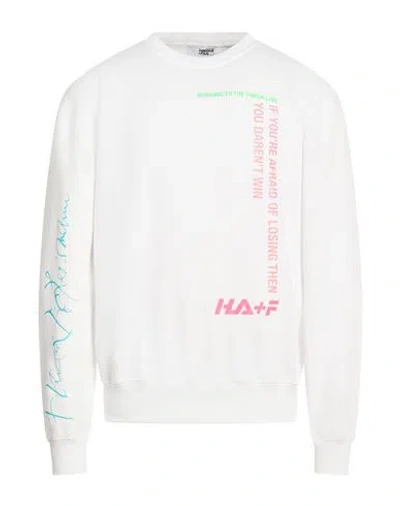 Haider Ackermann + Fila Man Sweatshirt White Size L Cotton In White
