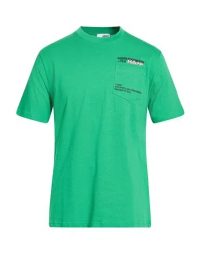 Haider Ackermann + Fila Man T-shirt Green Size L Cotton In Green