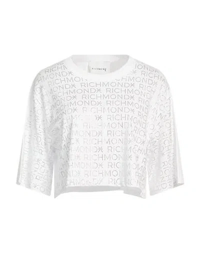 Richmond X Woman T-shirt White Size S Cotton In White