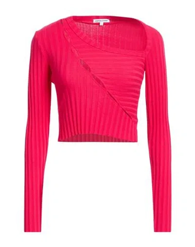 Cotton Citizen Woman Sweater Fuchsia Size S Cotton, Elastane In Red