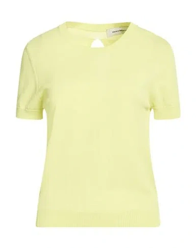 Paolo Ragazzini Woman Sweater Lime Green Size 6 Viscose, Polyamide In Green