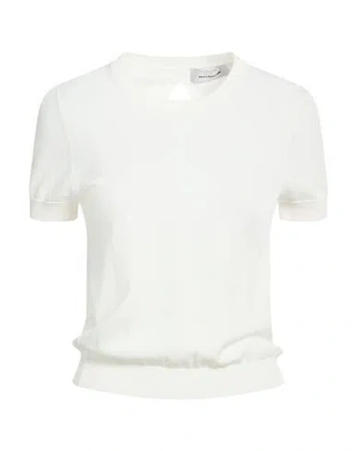 Paolo Ragazzini Woman Sweater White Size 2 Viscose, Polyamide In White