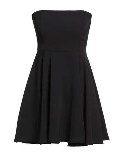 King Kong Woman Mini Dress Black Size 8 Polyester, Elastane In Black