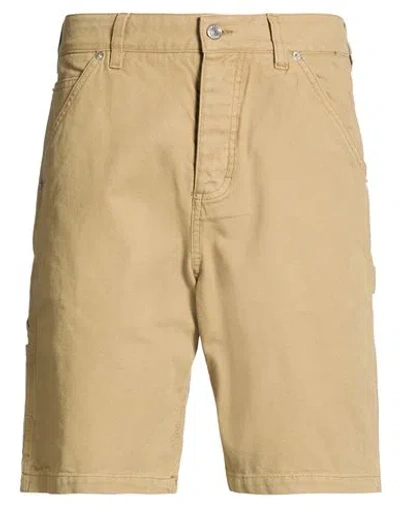 Iuter Man Shorts & Bermuda Shorts Khaki Size 29 Cotton In Neutral
