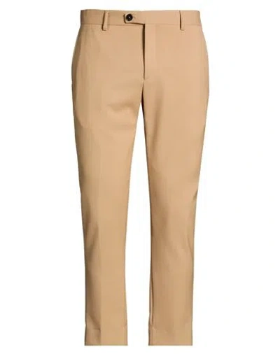 Be Able Man Pants Camel Size 34 Virgin Wool In Brown