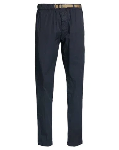 White Sand Man Pants Navy Size 28 Cotton, Elastane In Blue