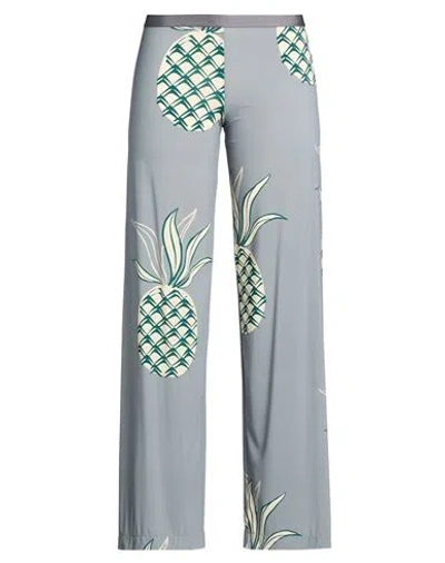 Siyu Woman Pants Grey Size 10 Polyamide, Elastane In Gray