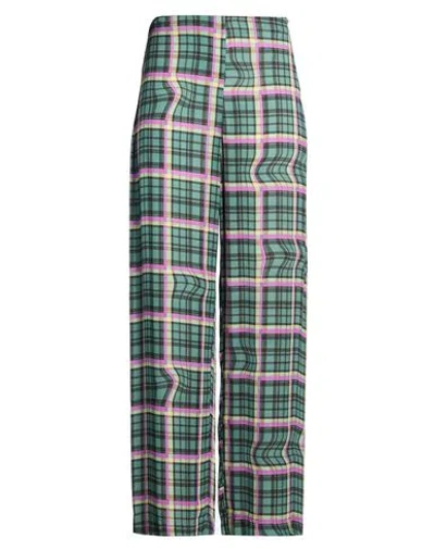 Attic And Barn Woman Pants Deep Teal Size 10 Viscose In Green