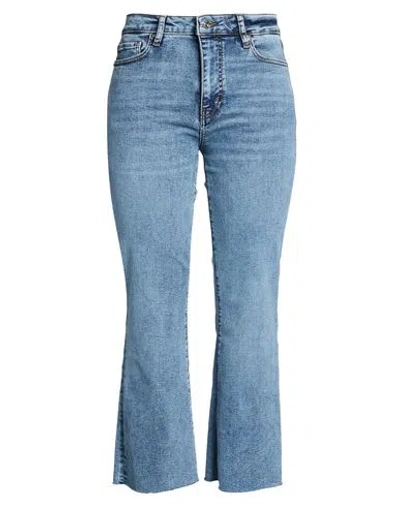 Frame Le Crop Mini Boot Woman Jeans Blue Size 30 Cotton, Pre-consumer Recycled Cotton, Recycled Poly In Blue