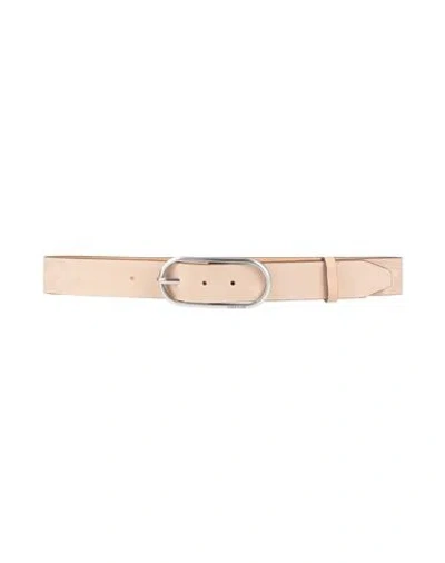 Rag & Bone Woman Belt Blush Size S Leather In Brown
