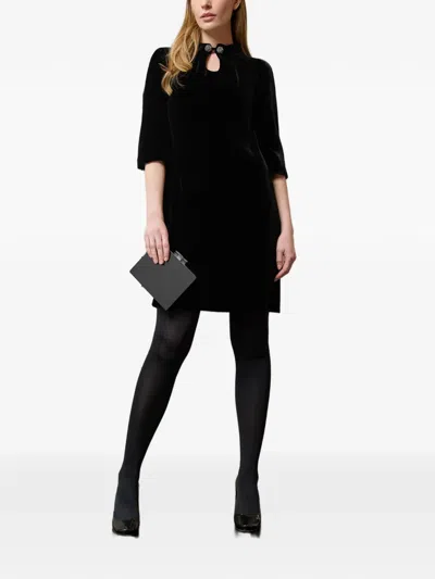 WHISPER 缀饰迷你连衣裙