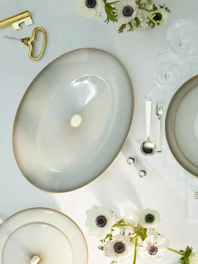 Raynaud Oskar Porcelain Serving Platter In Multi