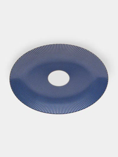 Raynaud Trésor Bleu Porcelain Oval Platter In Blue
