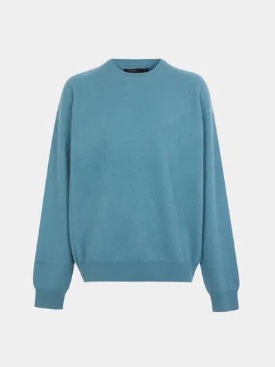 Frenckenberger Cashmere R-neck Boyfriend Sweater Size: L