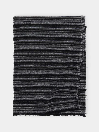 Alonpi Londra Cashmere Throw (75in/1.9m) In Gray